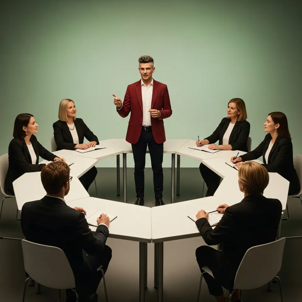 Réunion d’équipe sur l’analyse