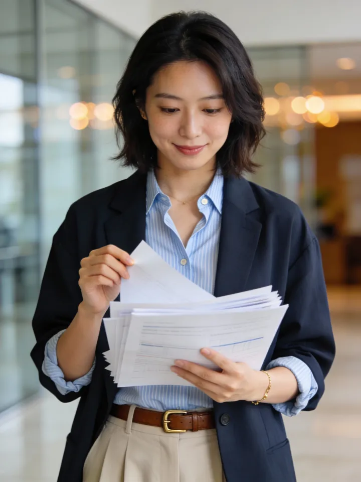 Consultant immobilier étudiant le marché