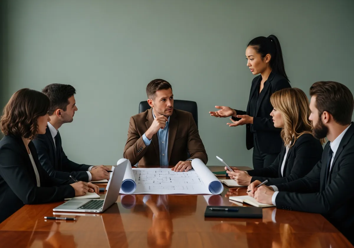 Réunion d’équipe autour d’un projet